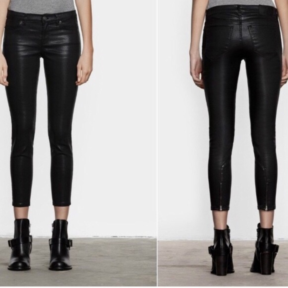 Black all saints Brodie low waist jeans